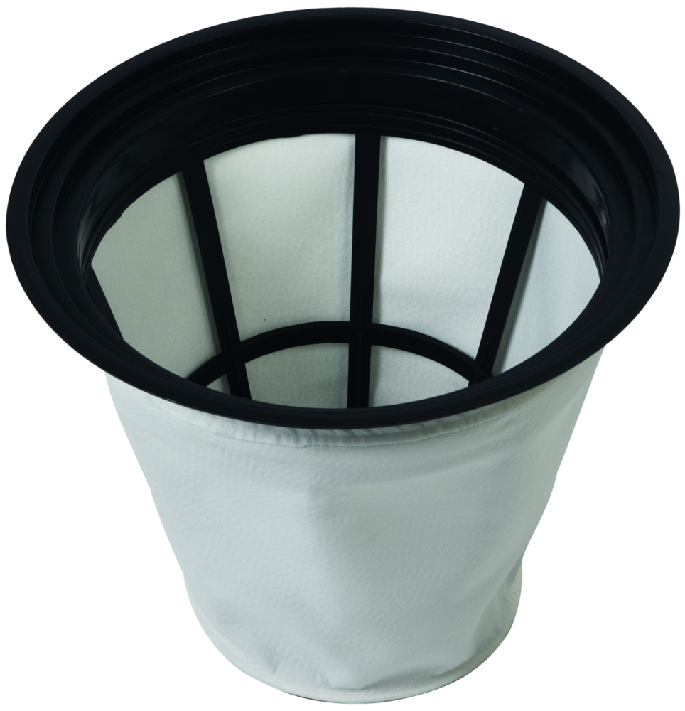 Polyester-Filtersack Proton, kompl. mit Korb und Ring, konisch