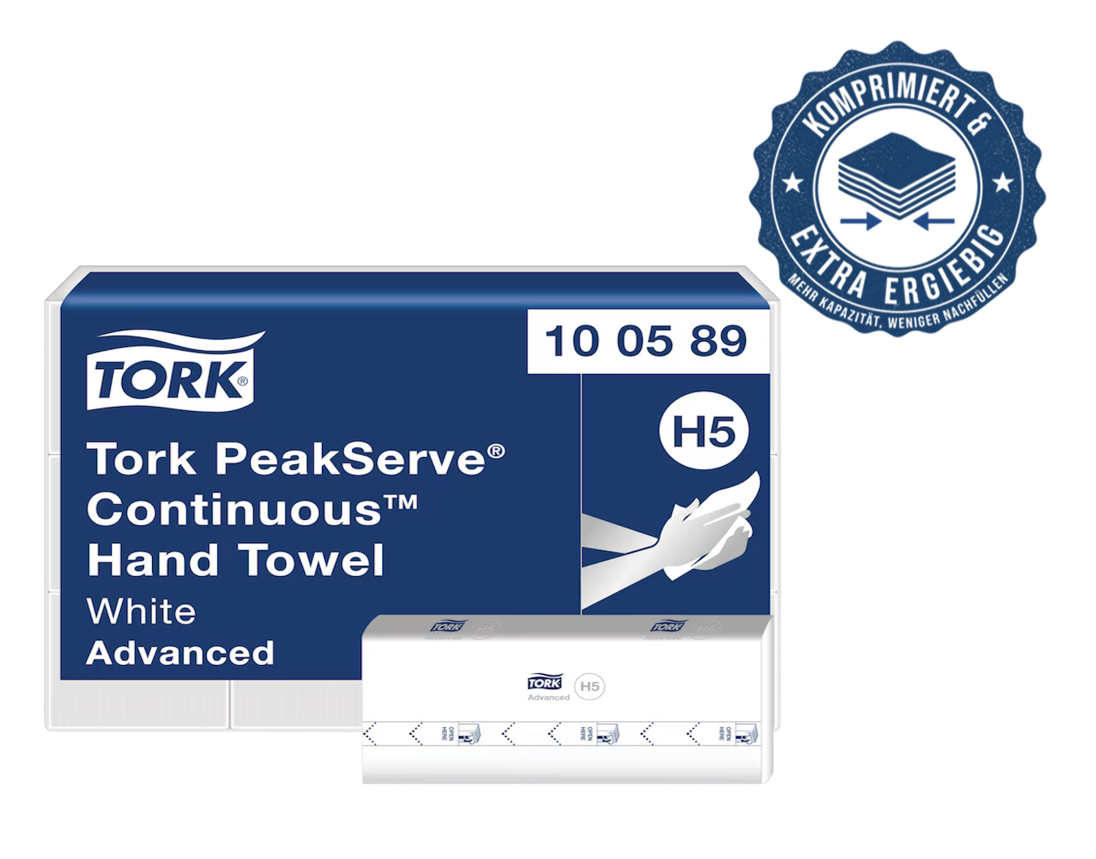 100589 Tork PeakServe® Endlos™-Papierhandtücher Advanced H5
