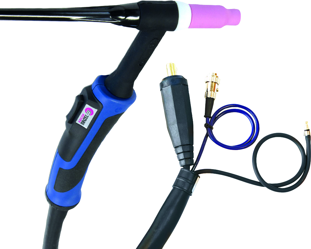 Brennerpaket GYS 4 m, mit Doppeltaster SR17 DB, luftgekühlt