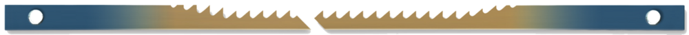 Laubsägeblätter Proton mit Stift für Kunststoff & Weichholz, 5"-130 mm