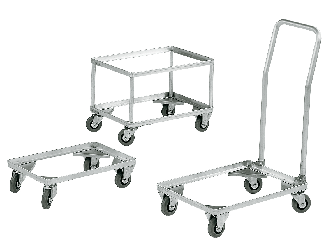 Fahrgestell für Alu-Behälter verschiedene Ausführungen