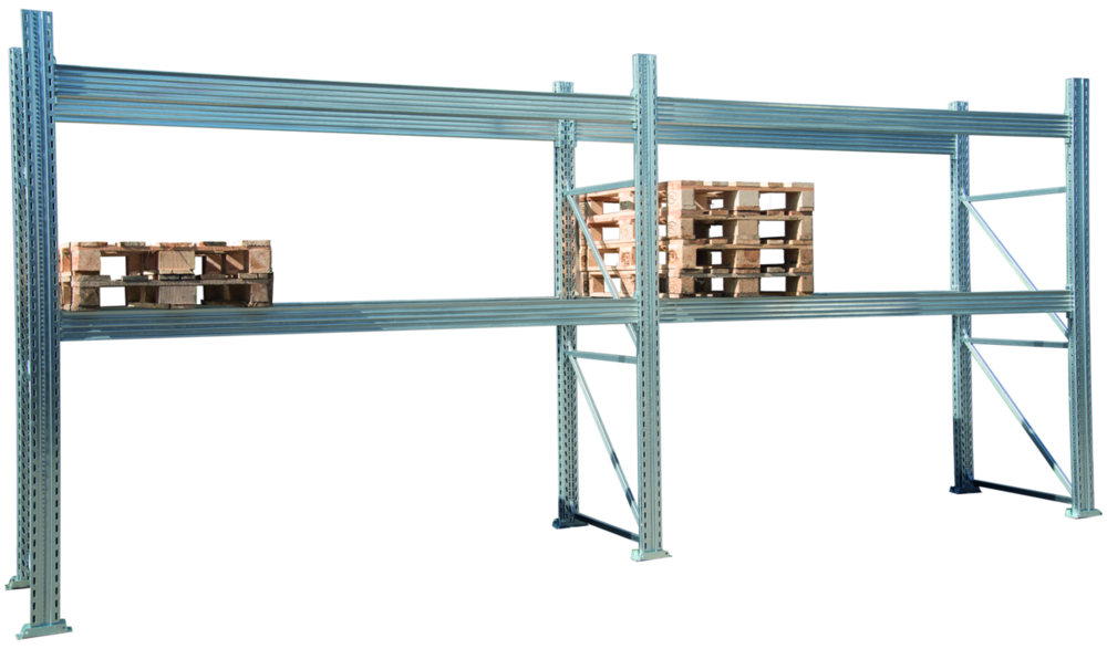 Palettenregal-Set Widmer Master 2500x5400x1100 mm