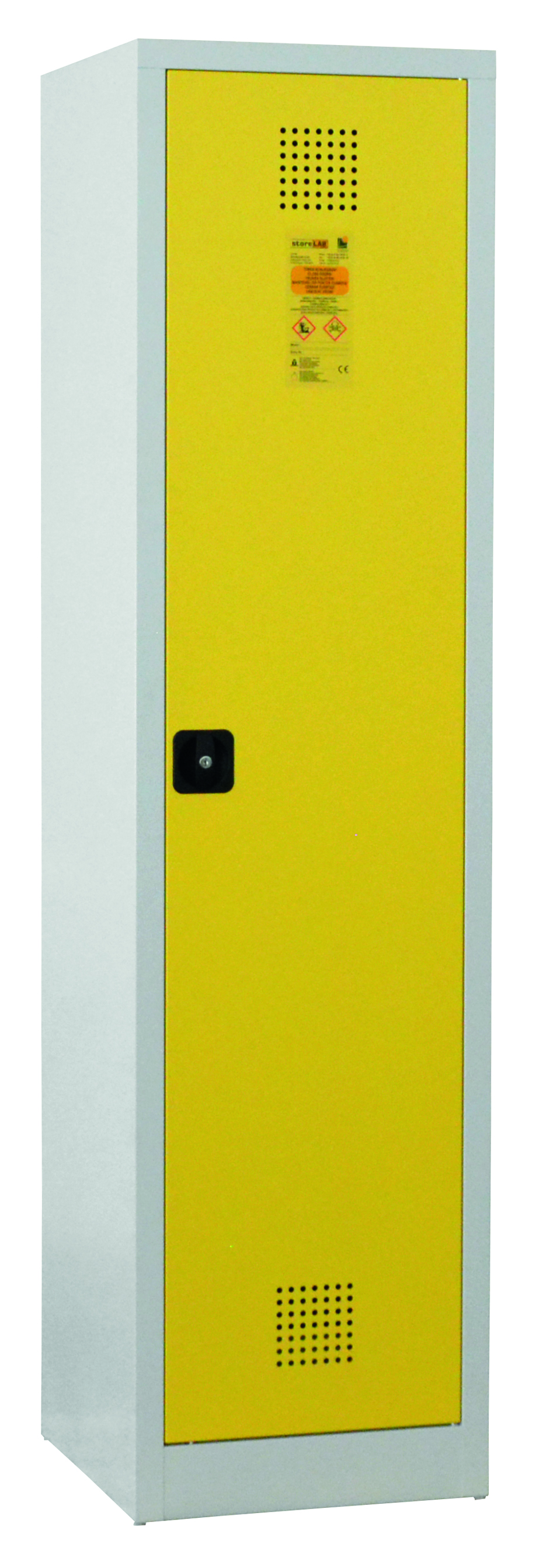 Umweltschrank für wassergefährdende Gefahrstoffe 500 x 500 x 1950 mm