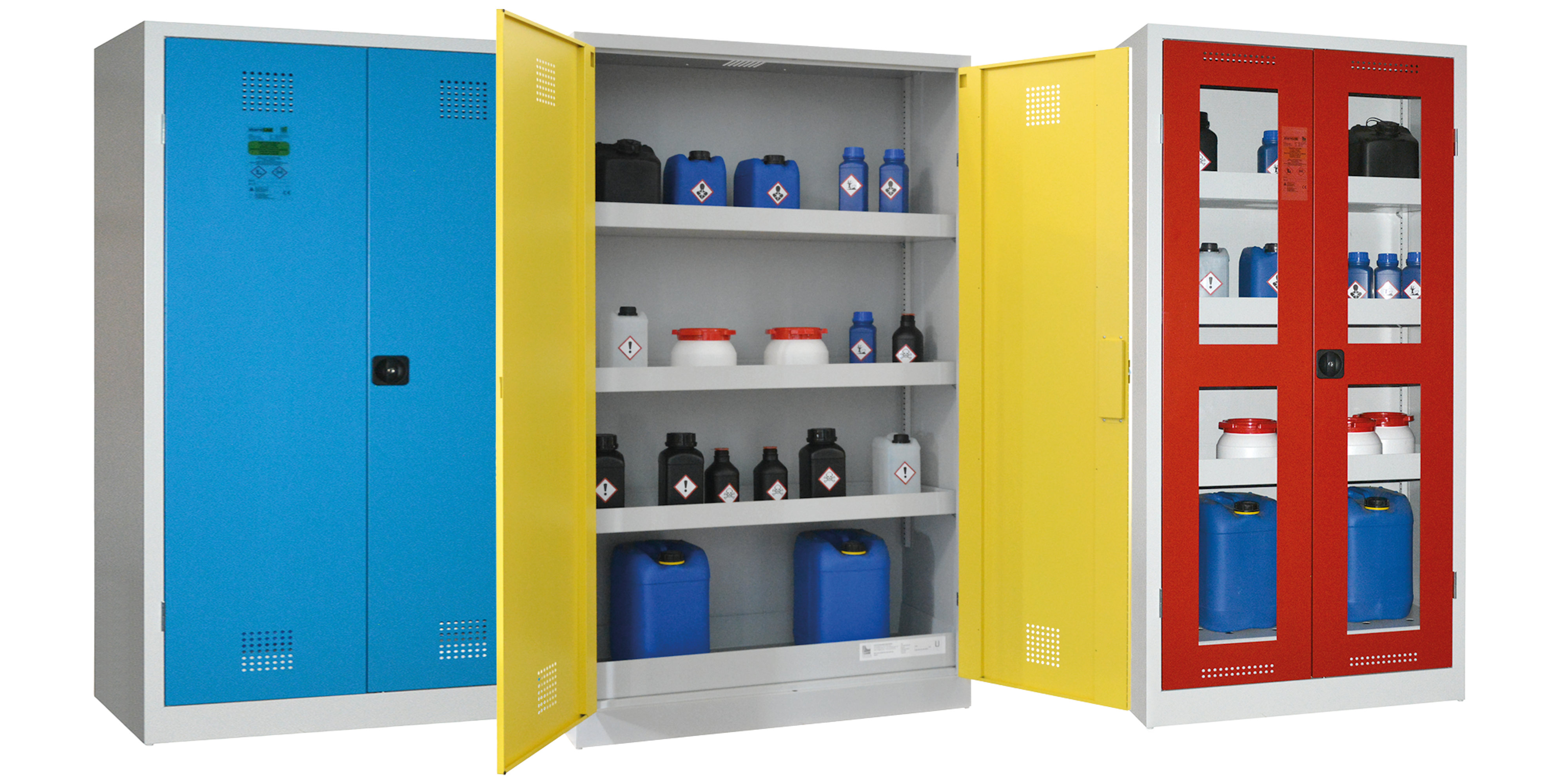 Chemikalienschränke verschiedene Ausführungen