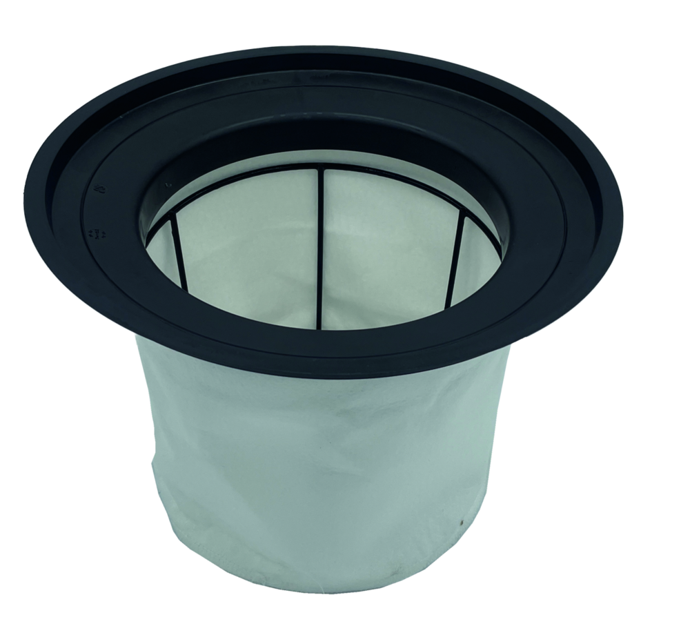 Polyester-Filtersack Proton, kompl. mit Korb und Ring, zylindrisch