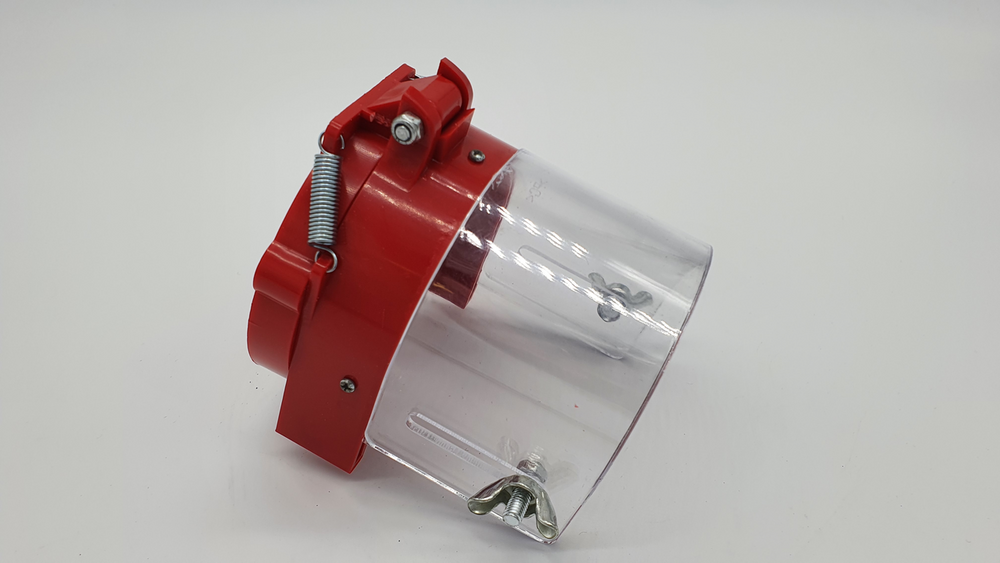 Späneschutz Proton altes Model rot inkl. Halterung zu BMT-ECO13M