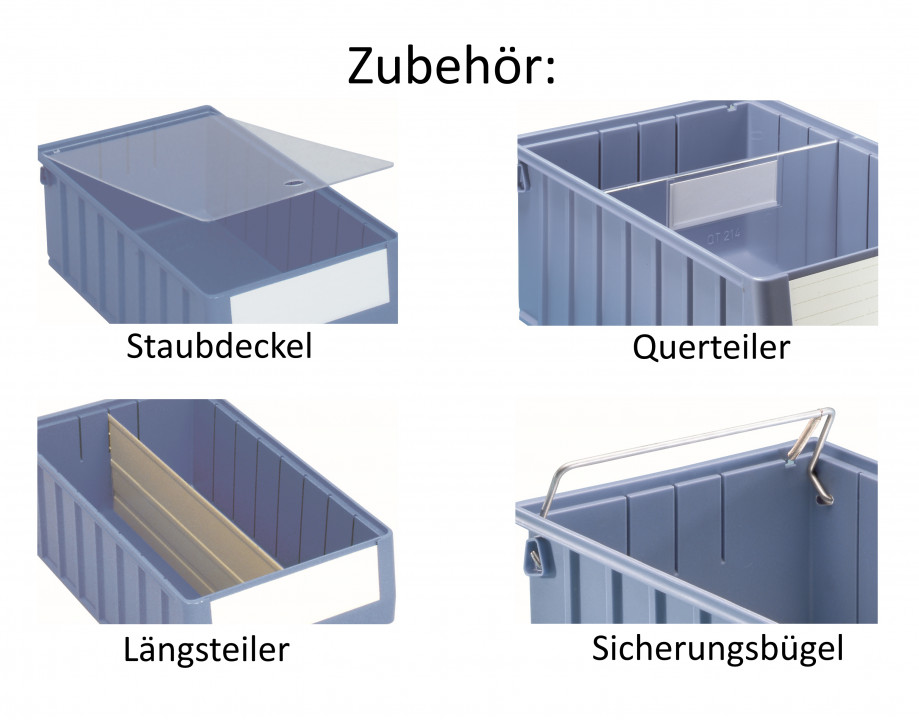 Zubehör zu Regal- und Materialkasten