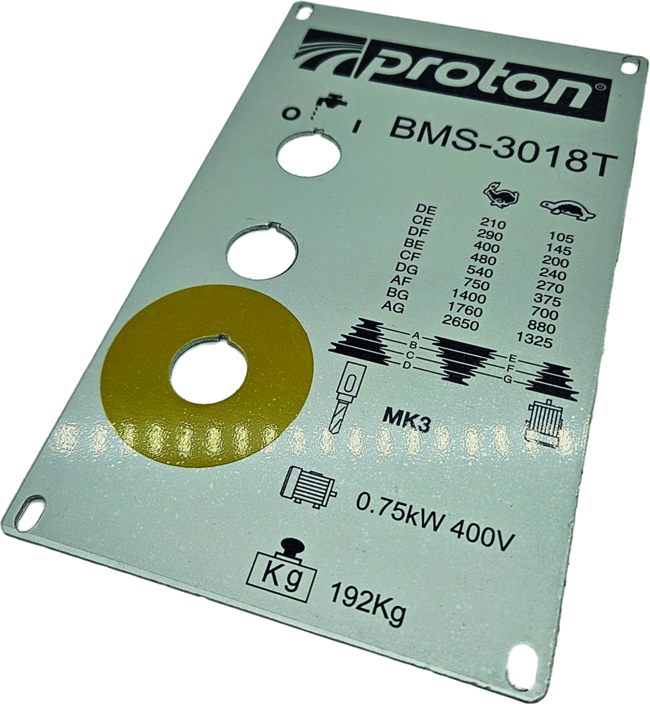 Frontplatte Proton zu BMS-3018T