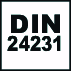 "Schneideisen Ruko G DIN EN 24231 HSS G 7/8"""