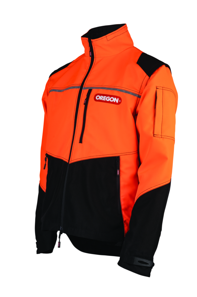 Forstjacke Oregon ForestXFiber orange/schwarz Gr.S