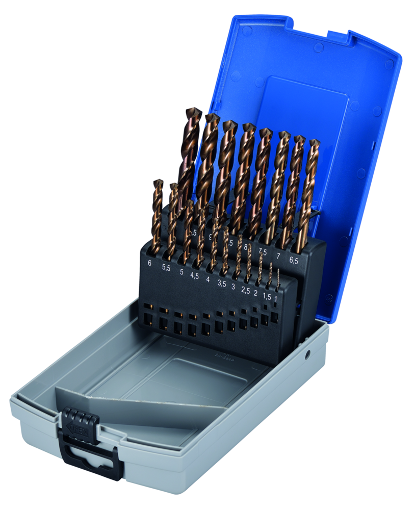 Bohrkassette Proton D-19CO Spiralbohrersatz HSS-Cobalt