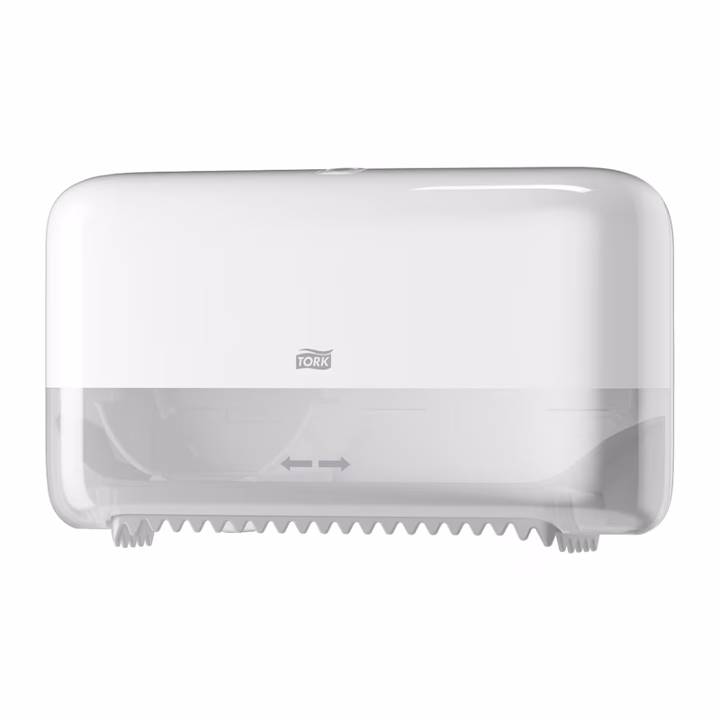 558040 Tork OptiServe® Spender für Hülsenloses Toilettenpapier für 2 Rollen 558040 Tork OptiServe® Spender für Hülsenloses Toilettenpapier für 2 Rollen