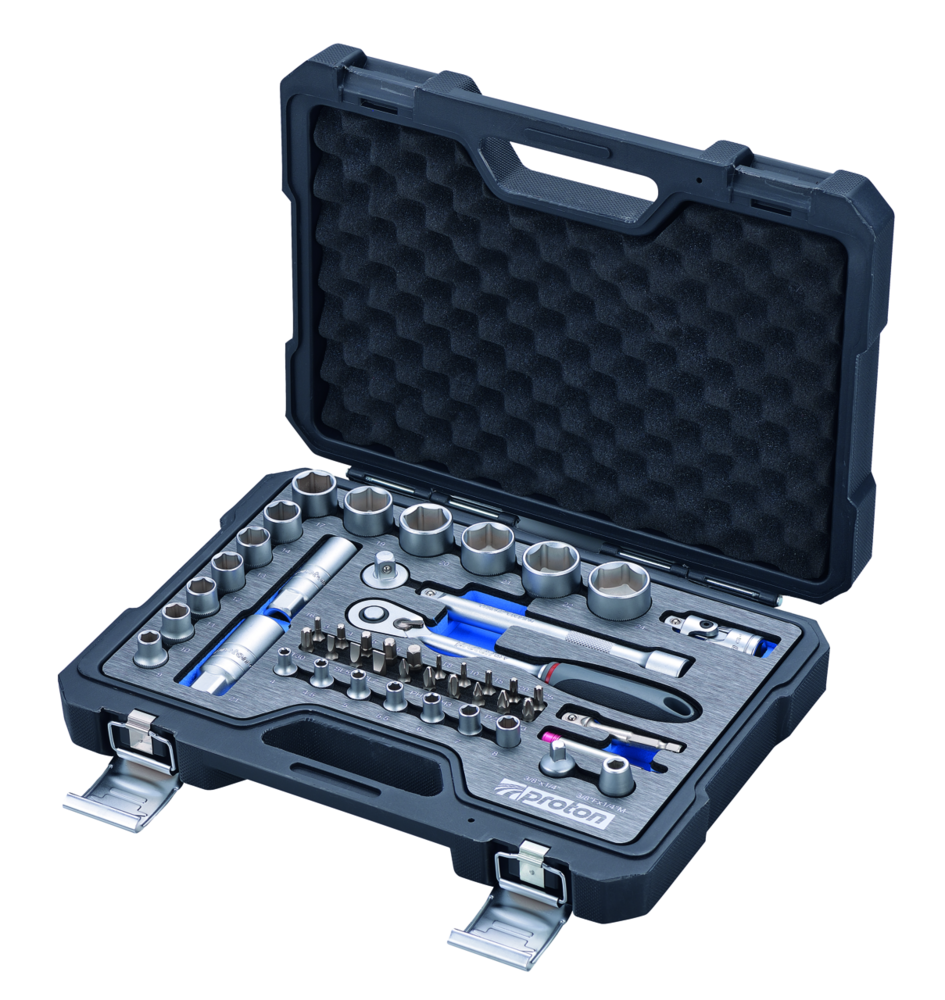 Steckschlüsselsatz Proton F-49M 3/8", 49-teilig