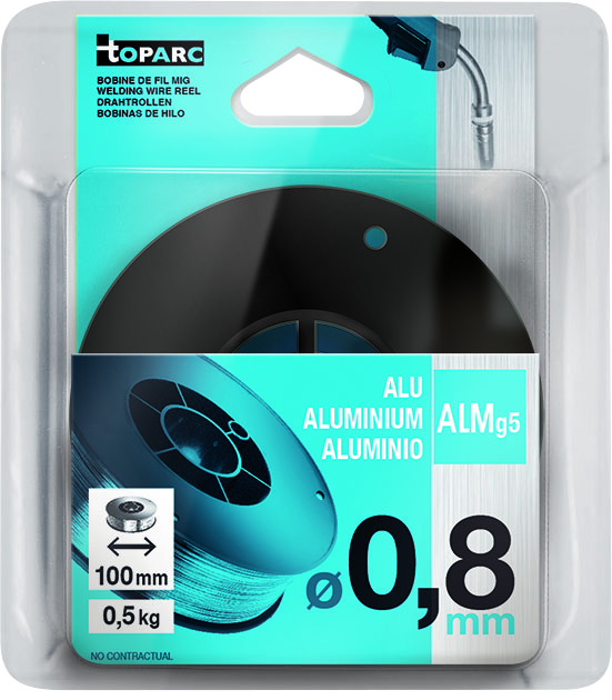 Schweissdraht GYS, 0.5 kg, 0.8 mm, ALU AlMG5