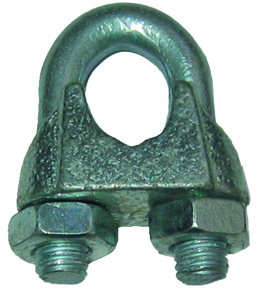 Drahtseilklemmen verzinkt Ø 1/4-6,5