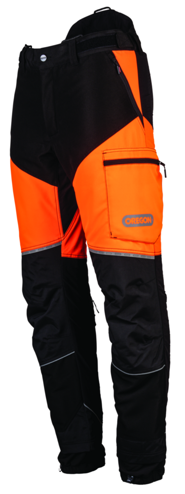 Schnittschutzhose Oregon ForestXFiber orange/schwarz Gr. XL