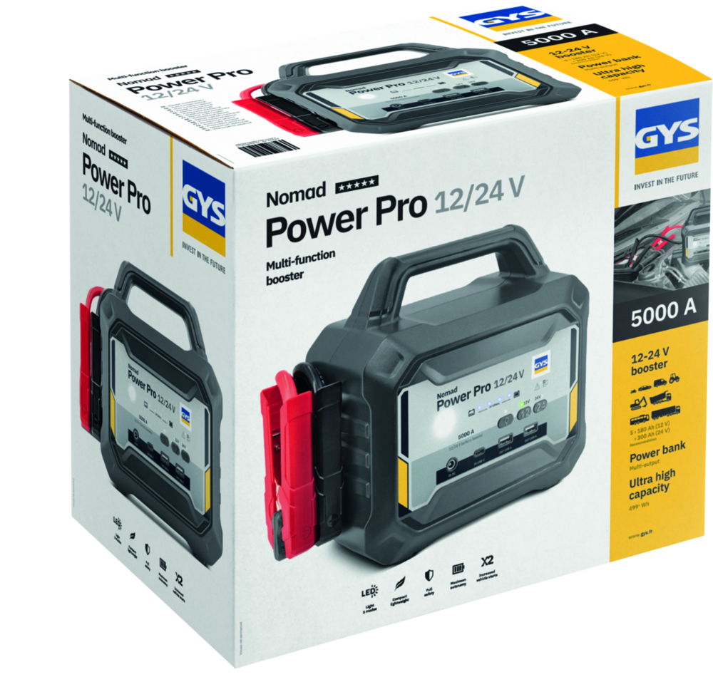 Startgerät-Booster GYS Nomad Power Pro 12/24V