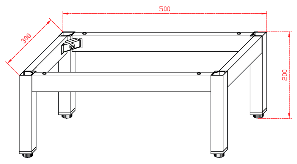 Fussteil Widmer zu Garderobenschränken