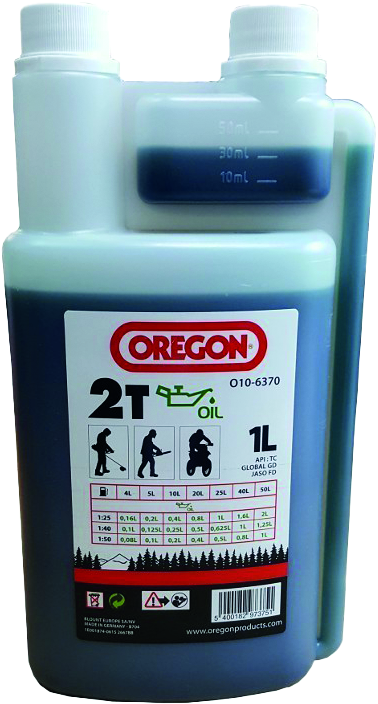 Öl 2-Takt, grün, 1 L Dosierflasche