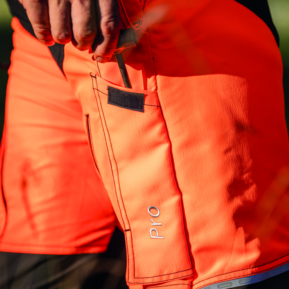 Schnittschutzhose Oregon ForestXFiber orange/schwarz Gr. XXXL