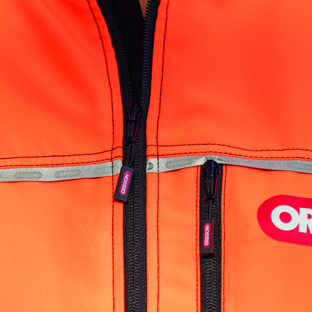 Forstjacke Oregon ForestXFiber orange/schwarz Gr.XXXL
