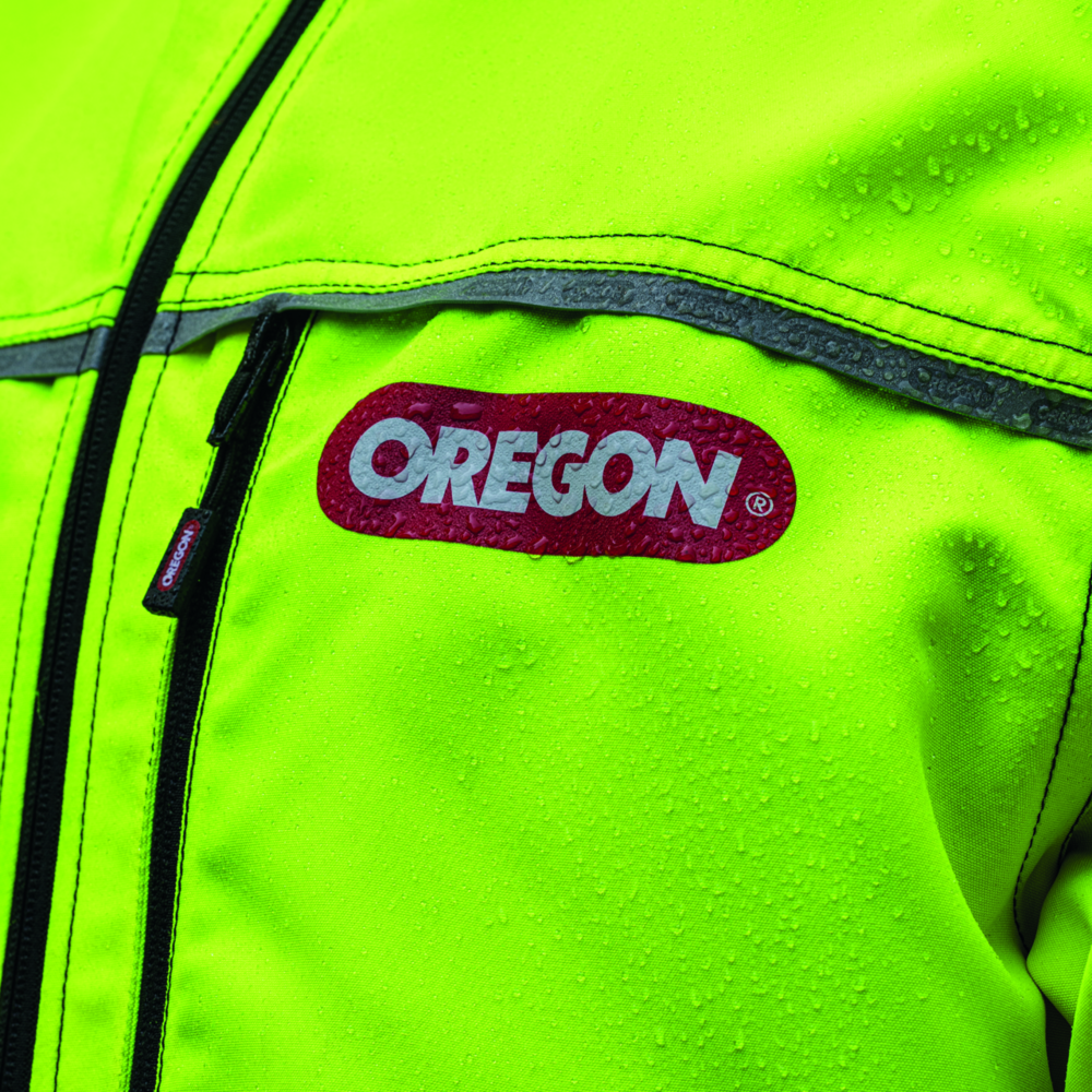 Forstjacke Oregon ForestXFiber rot/gelb Gr. M