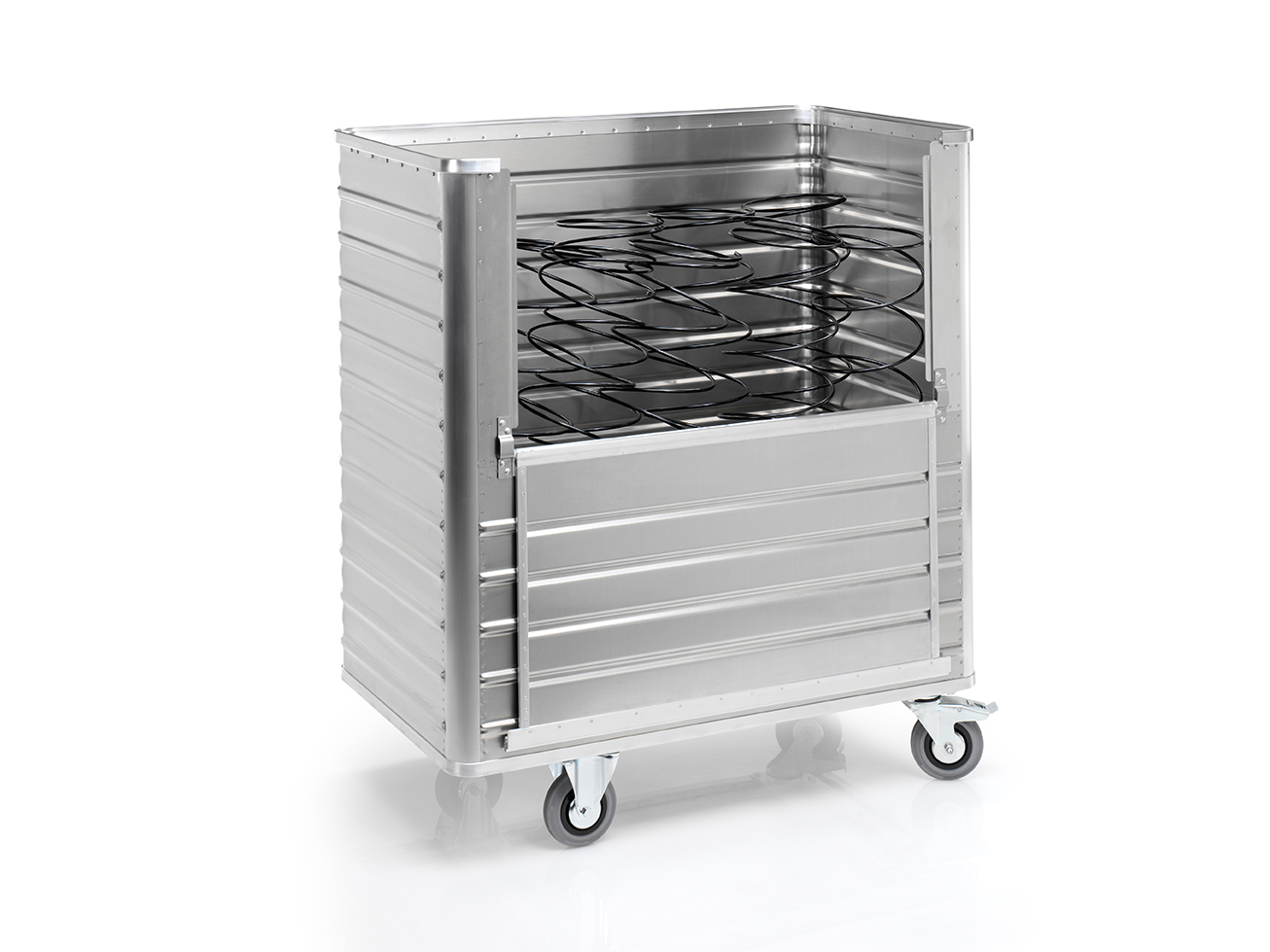 Transportwagen aus Aluminium für leichtes Be- und Entladen