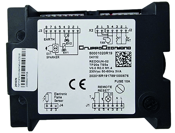 Flammenkontrolleinheit zu EC55, 85