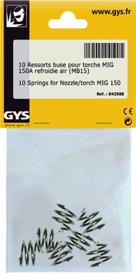 Düsenfeder GYS 10 Stk, luftgekühlt