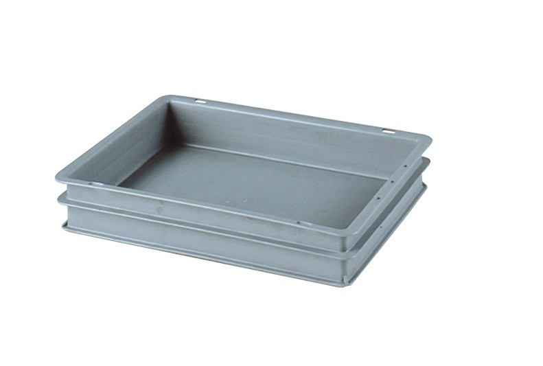 21-Delta-Mec-6 Eurobox 400 x 300 x 070 mm - Aufbewahrungsbox aus Kunststoff: lebensmittelecht und säurebeständig