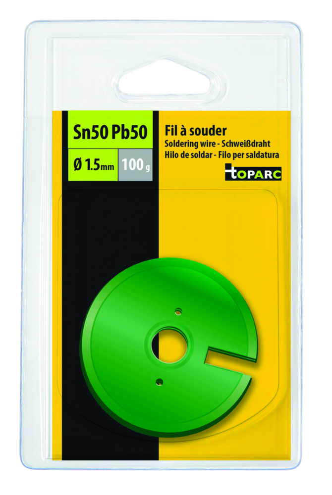 Lötdrahtspule GYS, 50% Zinn, Ø 1,5 mm, 100 g