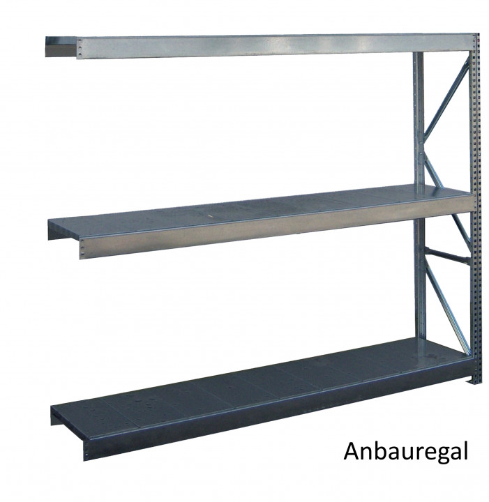 Anbauregal mit 3 Fachböden