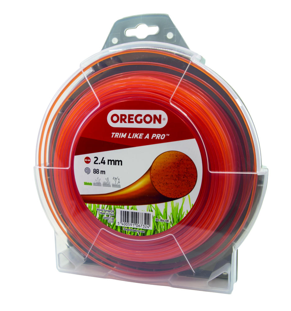 Faden multicolor orange rund 2.4 mm x 88 m