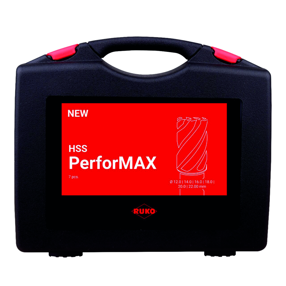 "Kernbohrer-Satz Ruko HSS PerforMAX Weldonschaft (¾"") Schnitttiefe 30,0 mm - 7-