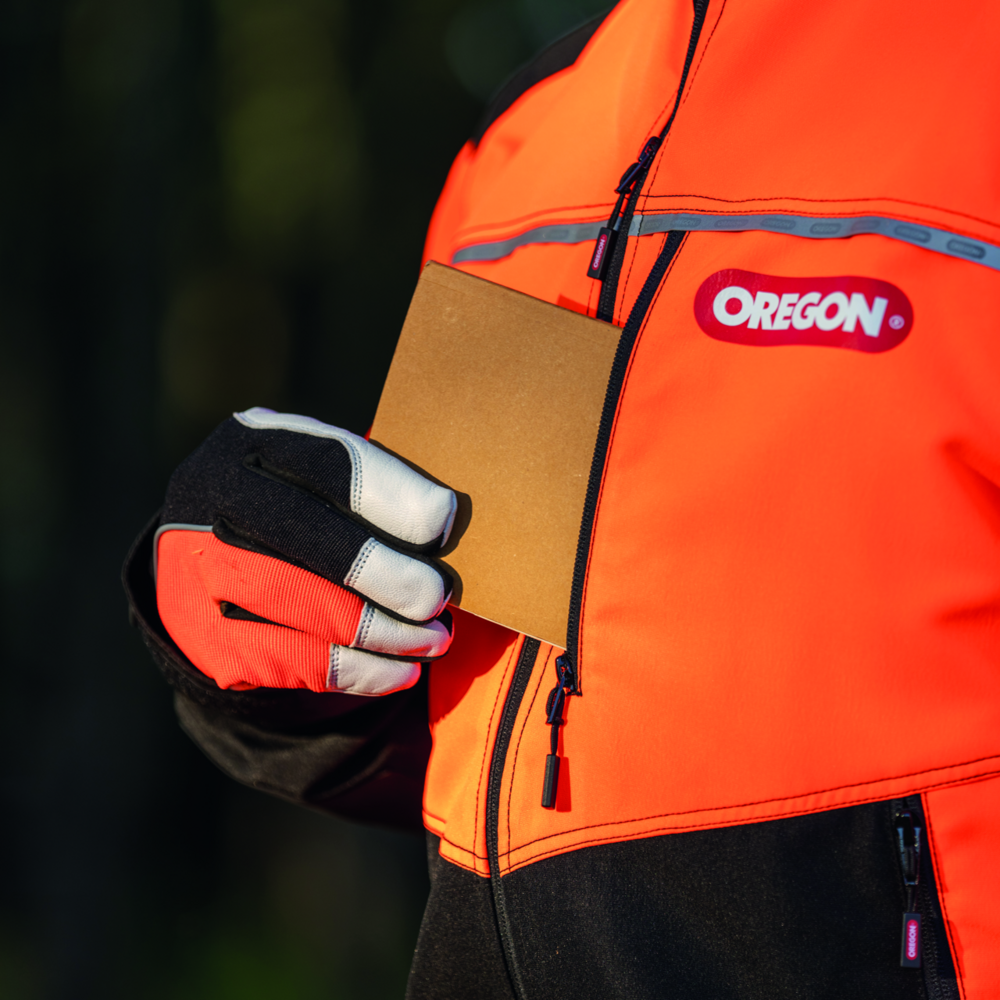 Forstjacke Oregon ForestXFiber orange/schwarz Gr.XXXL