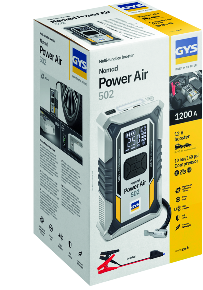 Kompressor tragbar GYS Nomad Power Air 502