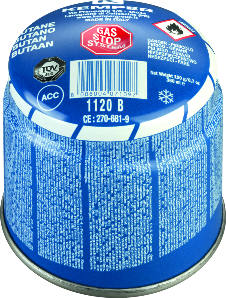 Gaskartusche GYS Butangas 190 g