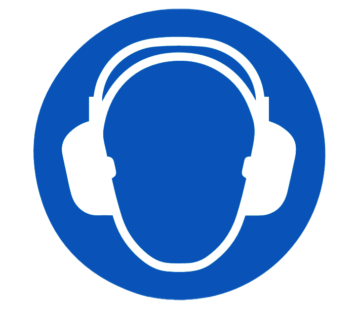 Sicherheitskennzeichen "Gehörschutz benutzen" Aufkleber