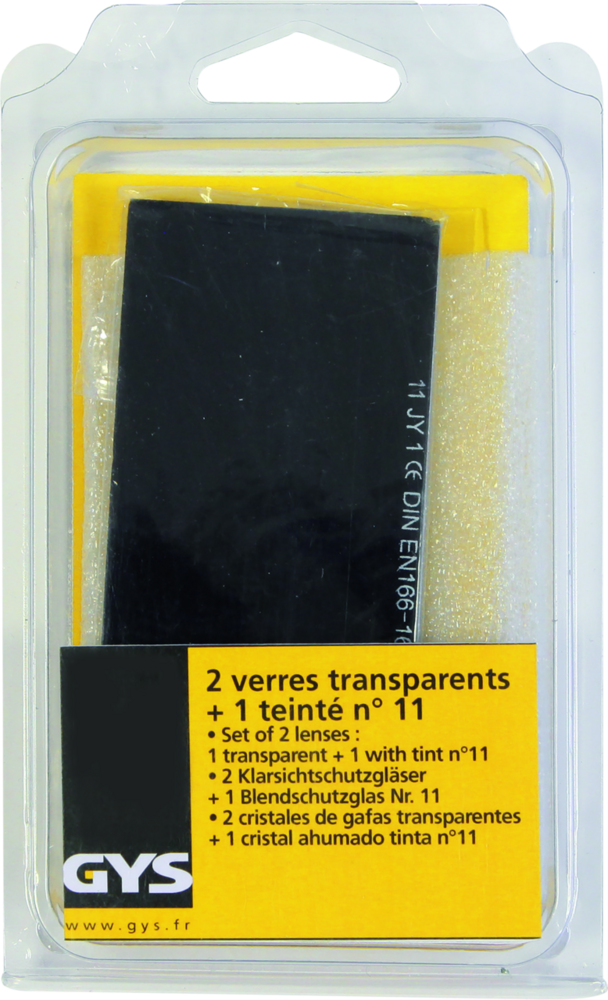 Satz Schweissgläser  GYS 105 x 50 mm