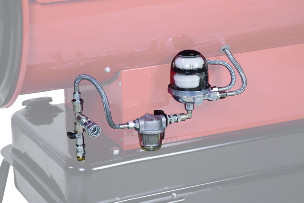 Einleitereinspeisung Arcotherm, mit Entgaser, für Ölheizgeräte