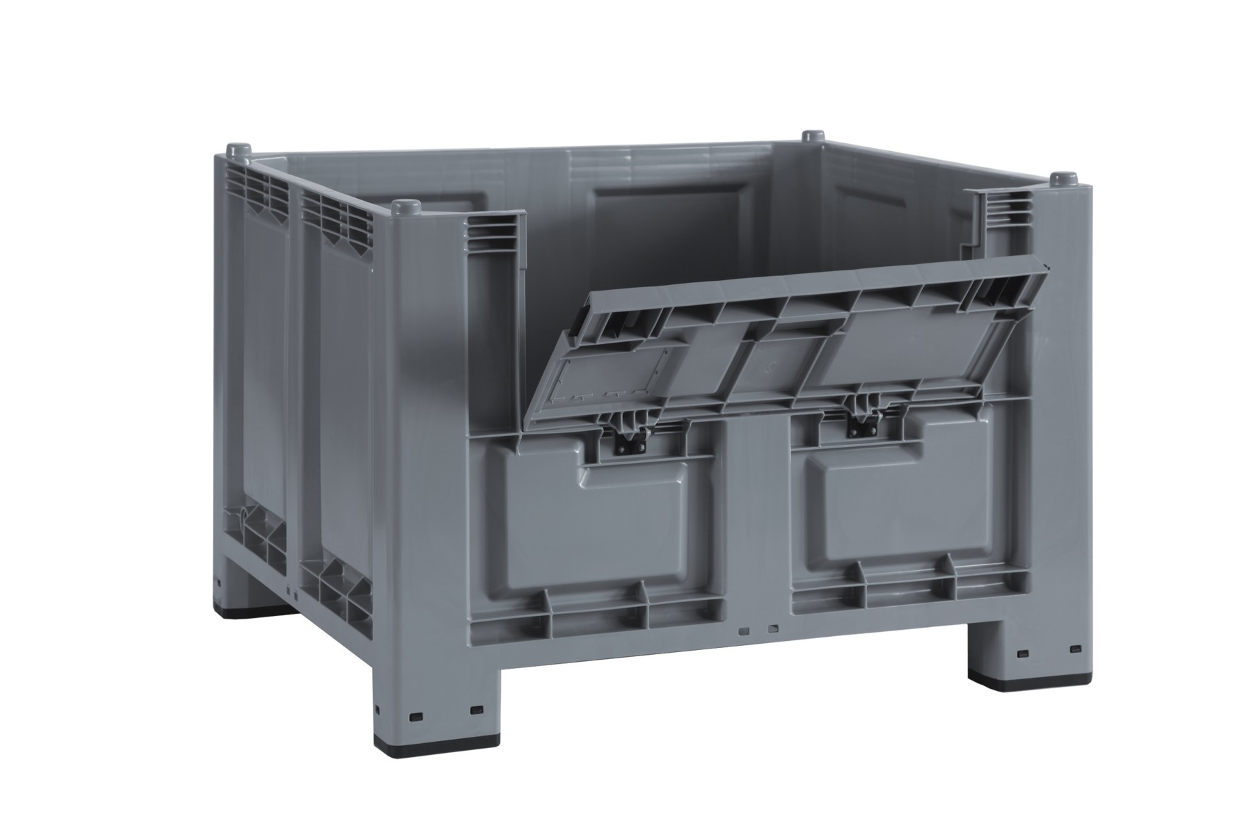 Grossvolumenbehälter mit Seitenklappe, 600 Plus