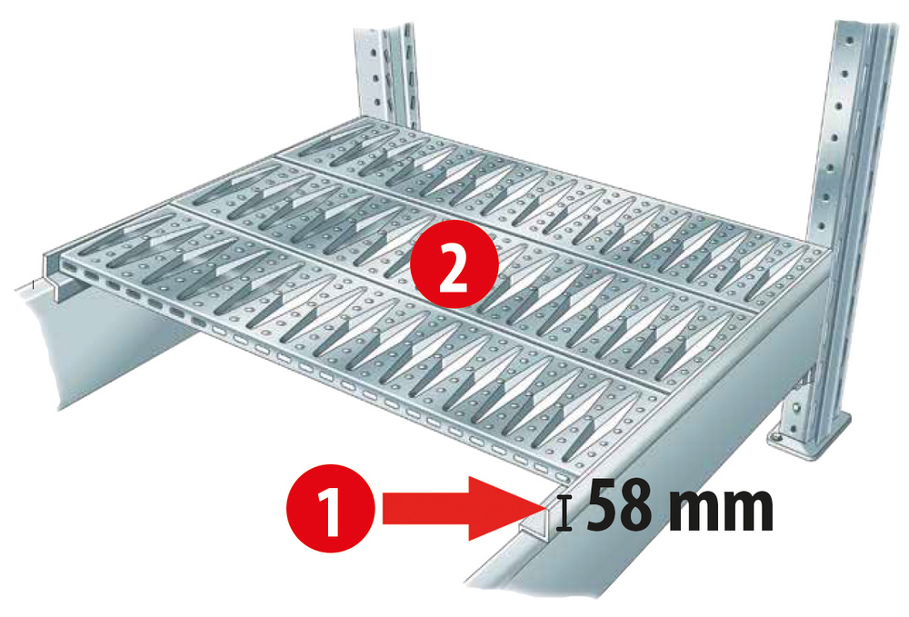 Bodenrost offen für Variant/Master 830x2000