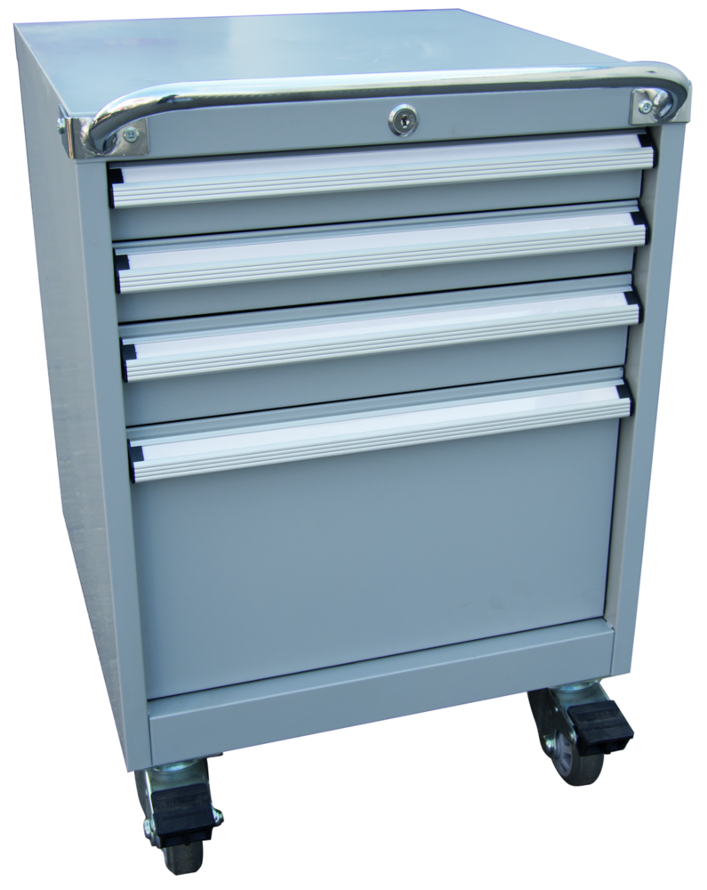 Unterschrank Widmer mit 4 Schubladen, auf Rollen