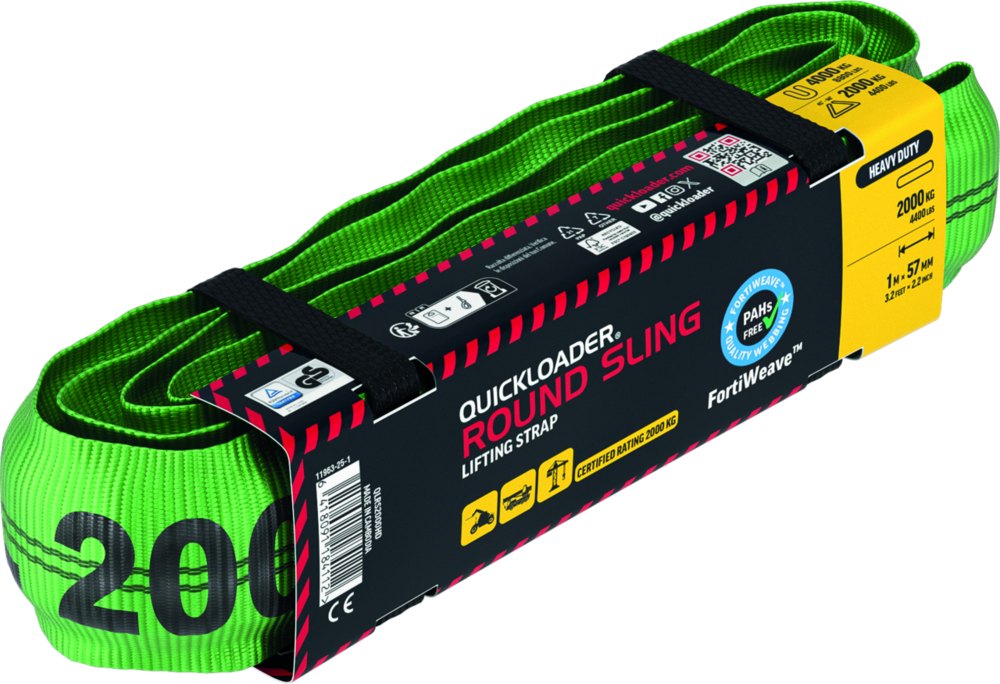 Rundschlinge Quickloader QLRS2000HD, 1 m x 57 mm