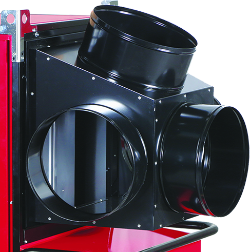 Luftleitblech Arcotherm mit 4 Anschlüssen, D= 400 mm