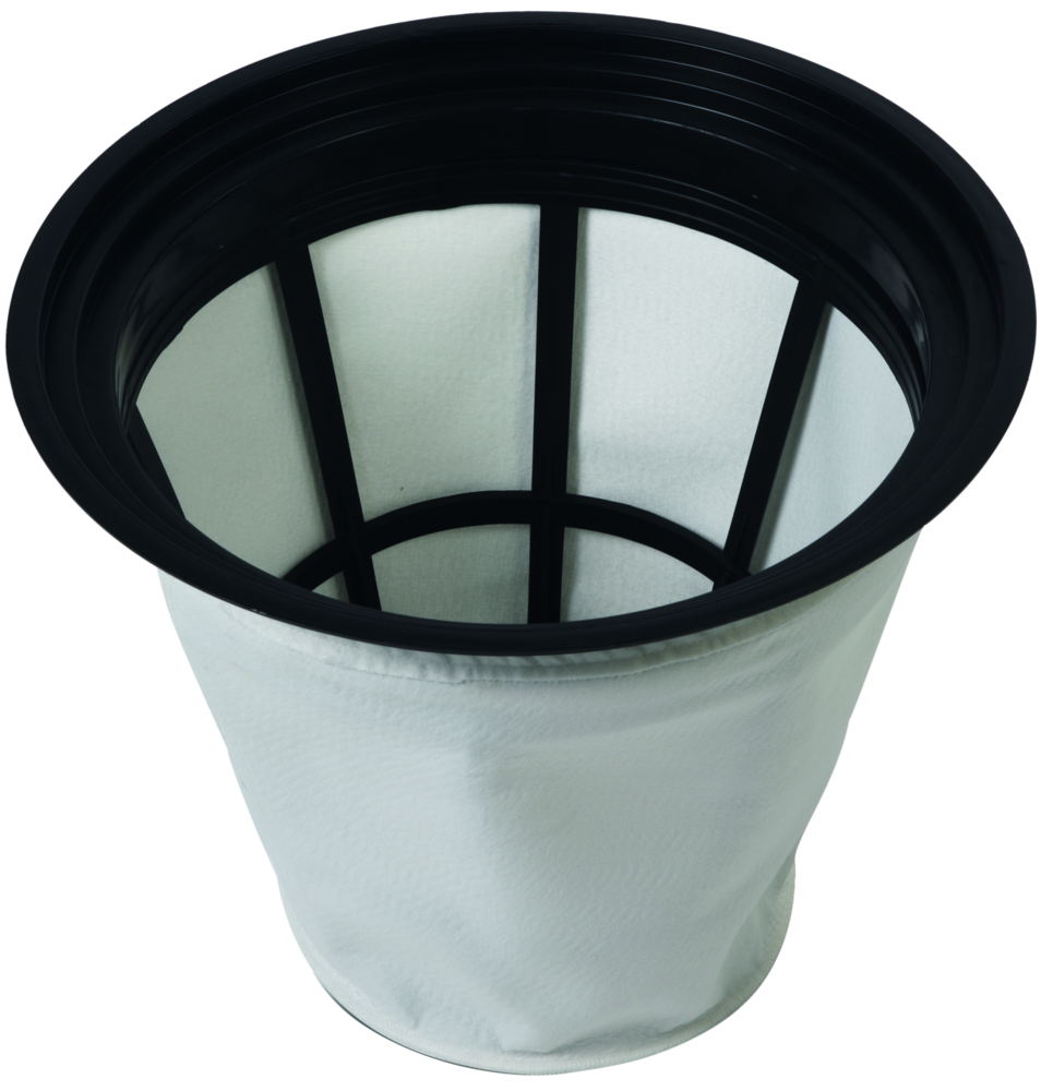 Polyester-Filtersack Proton, kompl. mit Korb und Ring, konisch