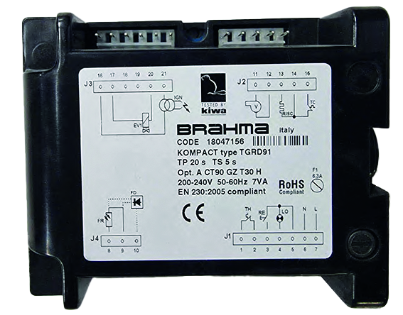 Flammenkontrolleinheit zu GE 65, Phoen 110