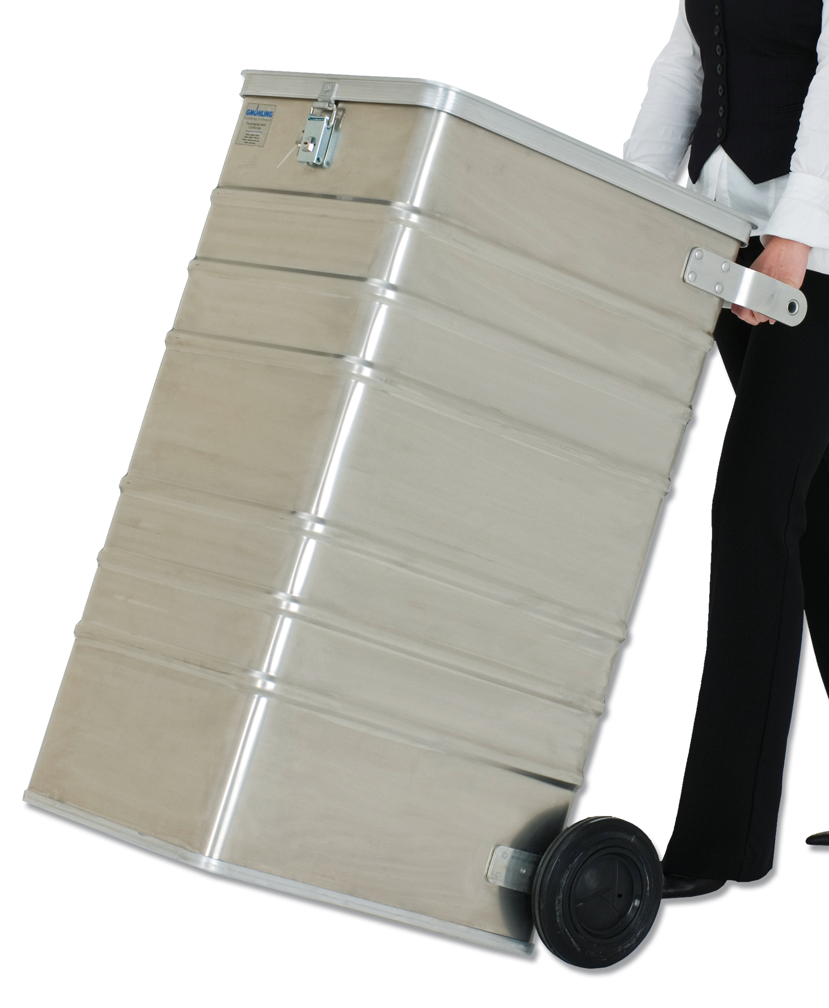 G®-Docu mobiler Datenentsorgungsbehälter Ergo mit verstärkten Wänden