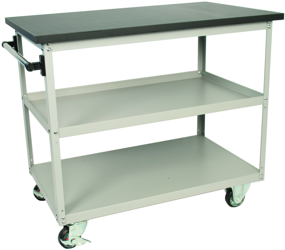 Montagewagen Widmer 1050 x 650 x 910 mm, mit 3 Ebenen