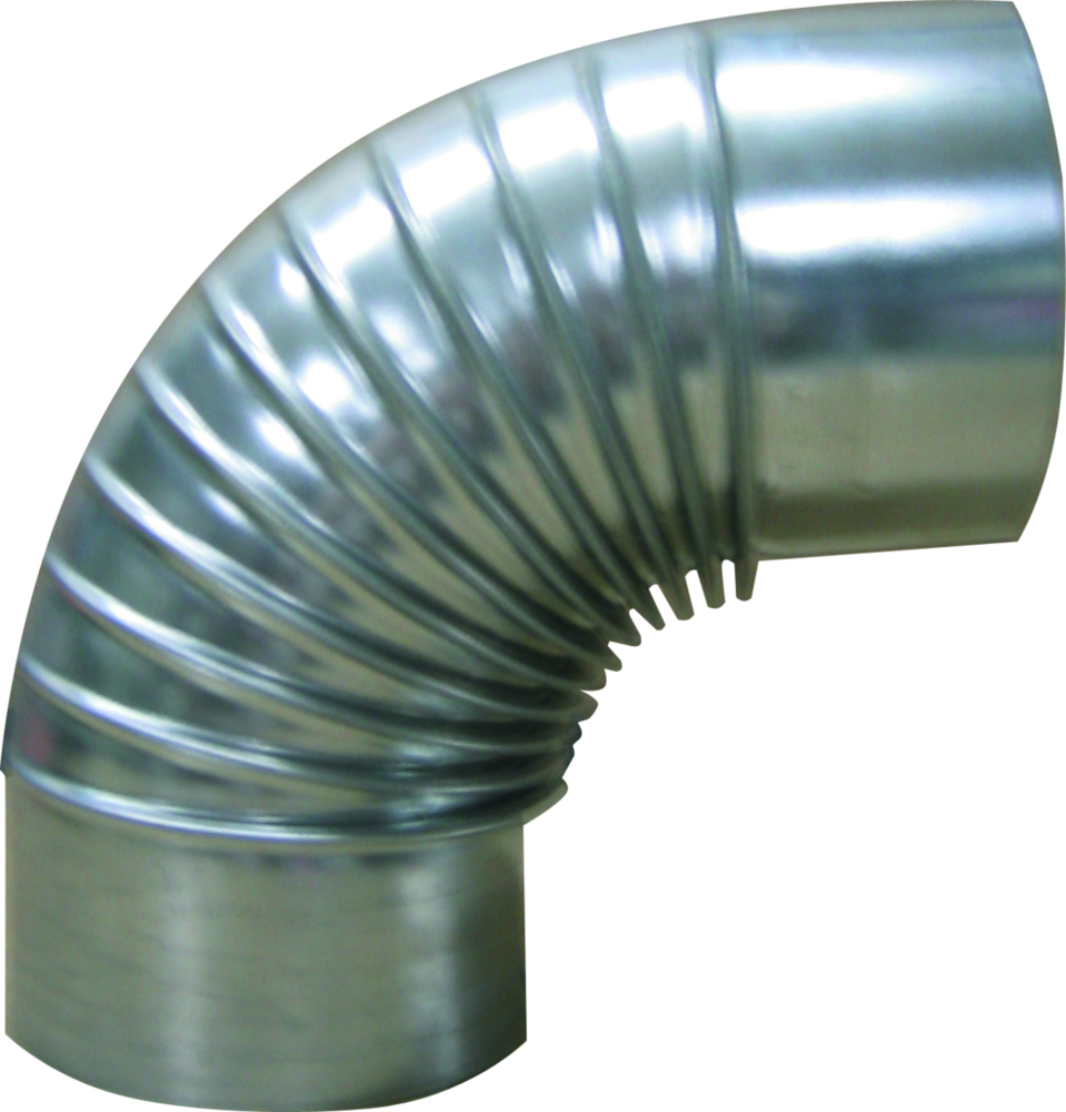 Kaminrohrbogen Arcotherm, Inox, D= 150 mm, 90°